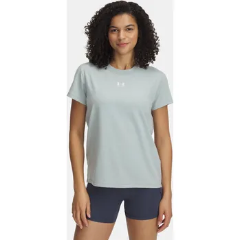 Dámské tričko Dámské tričko Under Armour UA Rival Core SS 1383648-349 Zelená MD