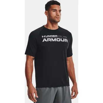 Pánské tričko Pánské tričko Under Armour UA TECH 2.0 WORDMARK SS 1370538-001 Černá SM
