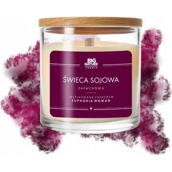 Svíčka Sójová vonná svíčka EUPHORIA WOMAN Big Nature