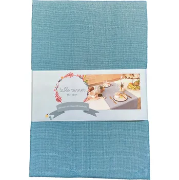 Obraz Běžec na stůl v odstínech modré 150 x 45 cm