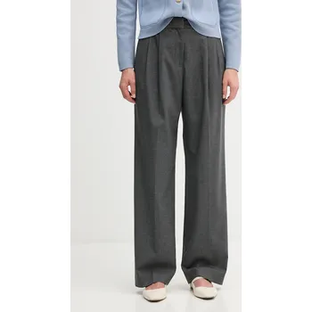 Kalhoty Tommy Hilfiger WW0WW48358 šedá 90Y, vel. 42