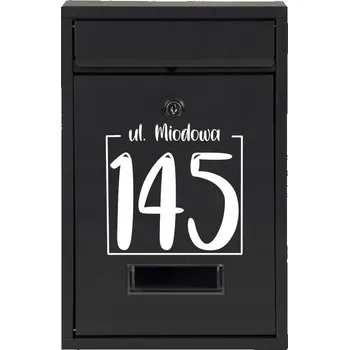 Poštovní schránka Poštovní schránka Black TabPrint s Poštovní schránka