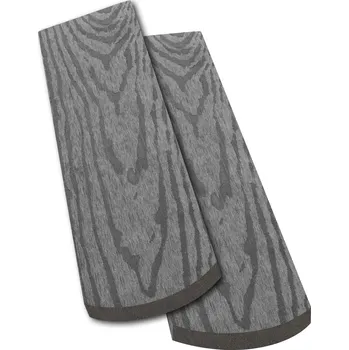 Plotovka ALFIstyle WPC Plotovka šedá, 1500x72x12 mm, embosovaná Zakončení: Půlkulaté