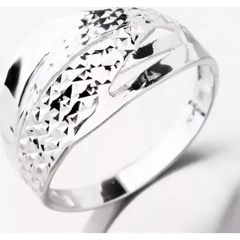 Prsten Dámský prsten bílé zlato 585 PKL21-040 velikost 59