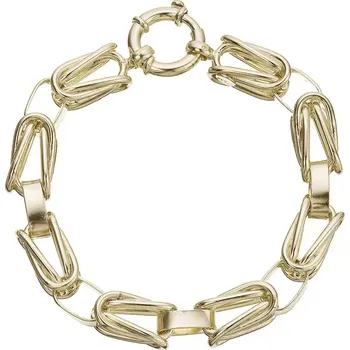 Náramek Mohutný náramek z pozlacených článků 73062