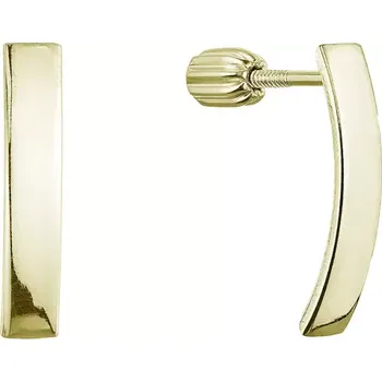 Náušnice Stříbrné pozlacené náušnice 61065