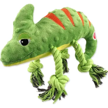Hračka pro psa Hračka Dog Fantasy Jungle chameleon pískací zelená 28cm