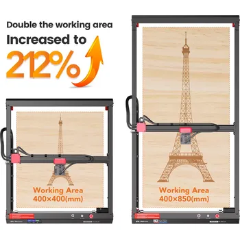 Gravírování AlgoLaser Alpha MK2 - extension kit