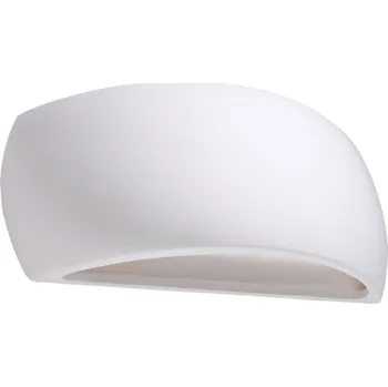 Nástěnné svítidlo Nástěnné svítidlo Pontius Sollux moderní bílé keramické do obýváku a ložnice 32 cm