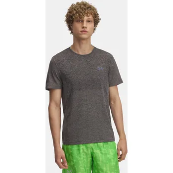 Pánská móda Pánské tričko Under Armour UA SEAMLESS STRIDE SS 1375692-009 Šedá SM