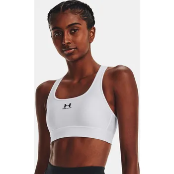 Dámské spodní prádlo Dámská podprsenka Under Armour UA HG Armour Mid Padl 1373865-100 Bílá XL