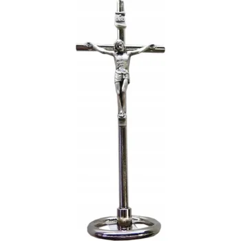 Obraz Stojící drátěný kříž, niklovaný, výška 15 cm