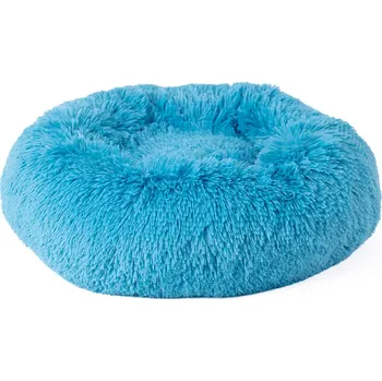 Pelíšek pro psa Magnum Donut Fluffy modrý Rozměry: 60cm