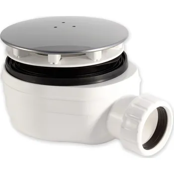 Sifon Vaničkový sifon, průměr otvoru 90 mm, DN40, nízký, krytka leštěný nerez