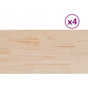 Jídelní stůl Dřevěné stolové desky borové 180 x 90 x 2,5 cm, rustikální