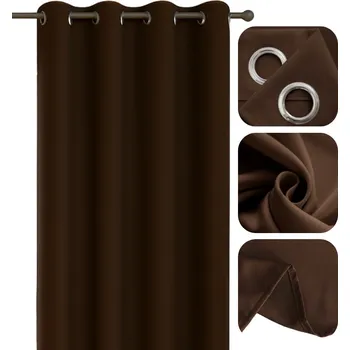 Obraz Závěs polozatemňovací s kroužky 145 cm x 270 cm