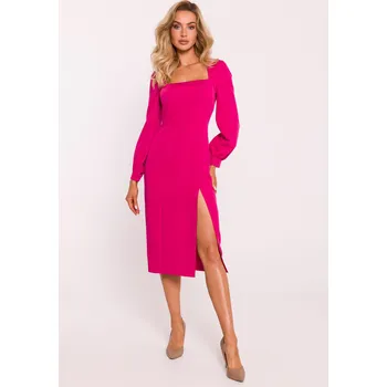 Dámské šaty NEFORMÁLNÍ šaty MOE , KLASICKÉ MIDI, VELIKO L