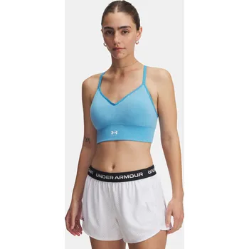 Dámské spodní prádlo Dámská podprsenka Under Armour Vanish Seamless Washe 1388111-452 Modrá XL