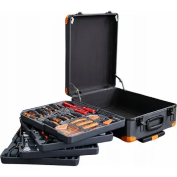 Sada nářadí Sada nářadí 1000 ks v hliníkovém kufru na kolečkách CrV Klíče Nástavce B