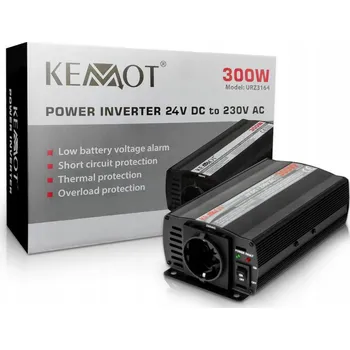 Měnič napětí MĚNIČ NAPĚTÍ KEMOT 24V - 230V 300W URZ3164