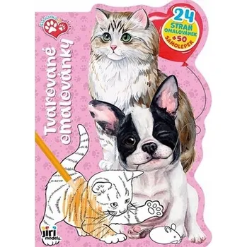 omalovánky Tvarované omalovánky Štěňátka a koťátka