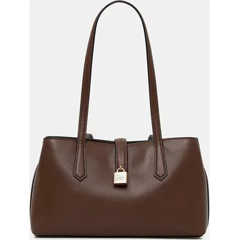 Kabelka Kožená kabelka Karl Lagerfeld K/AUTOGRAPH B1W30095 hnědá 88X, vel. ONE SIZE