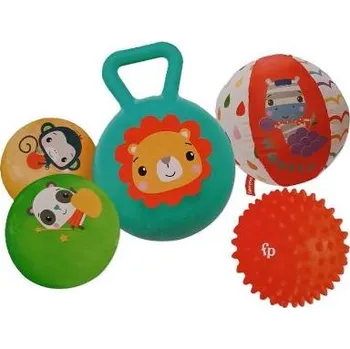 Hračka pro nejmenší Fisher-Price Měkké tréninkové míčky pro miminka 5 v 1