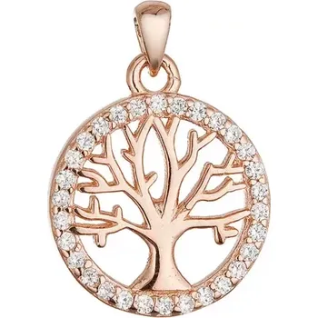 Oblečení a móda Pozlacený růžový přívěsek strom života 14052.1