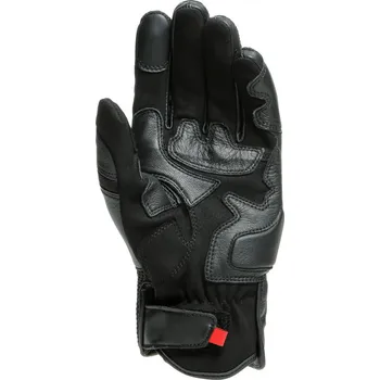 DAINESE MIG 3 UNISEX LEATHER GLOVES # BLACK/BLACK - XXS