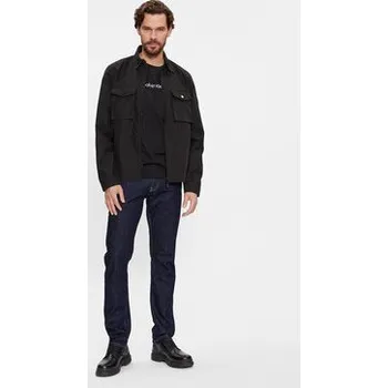 Calvin Klein Bunda pro přechodné období Recycled Light Shirt Jacket K10K107136 Černá Regular Fit XXL