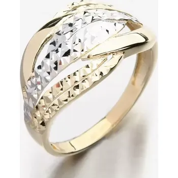 Prsten Dámský prsten zlato mix 585 PKL21-049 velikost 57