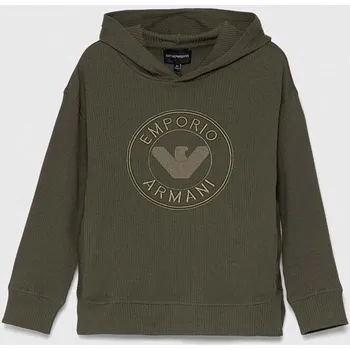 Chlapecké oblečení Dětská mikina Emporio Armani 3D4MJ7.3J5SZ zelená 87X, vel. 175