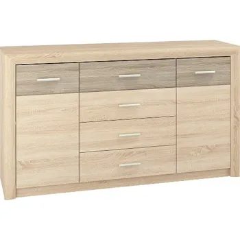 Komoda CALIFORNIA 08 komoda, dub sonoma/dub sonoma trufel 165x94x43 (SxVxH)