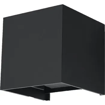 Nástěnné svítidlo Nástěnné LED svítidlo Luca černé moderní hliníkové IP54 do obýváku i na ven