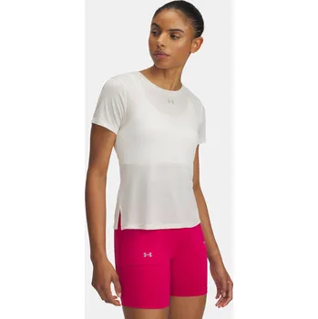 Dámská móda Dámské tričko Under Armour UA Trail Run SS 1389606-279 Hnědá SM