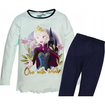Dívčí BAVLNA pyžamo Ledové LEDOVÉ KRÁLOVSTVÍ pro mateřskou školu Disney 128