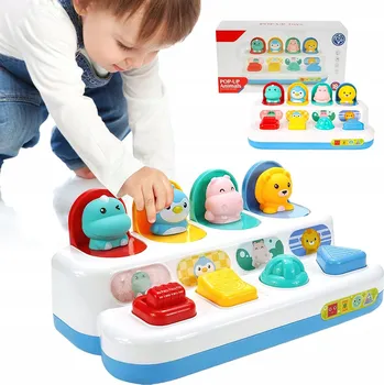 VYSKAKUJÍCÍ BAREVNÁ ZVÍŘÁTKA HRAČKA INTERAKTIVNÍ HRAČKA