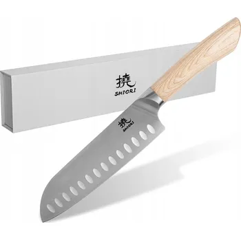 Kuchyňský nůž Shiori Shinogi Santoku - univerzální, víceúčelový nůž šéfkuchaře