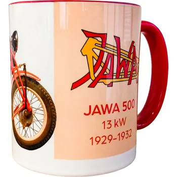 Od Máry Hrneček s motivem JAWA 500, 300 ml
