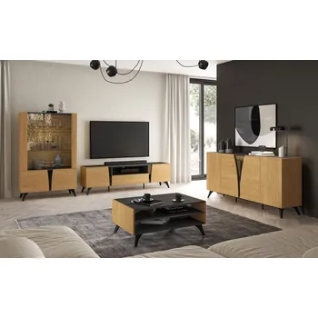 Obývací stěna ML meble Obývací stěna Toscania 1 LED osvětlení: Bez LED osvětlení