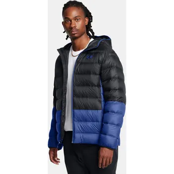 Pánská casual bunda Pánská bunda Under Armour LEGEND DOWN HOODED JACKET 1385837-002 Černá SM
