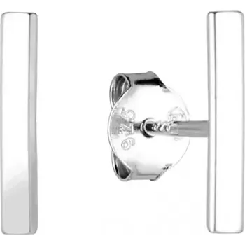 Oblečení a móda Stříbrné náušnice pecky obdélníčky 61063