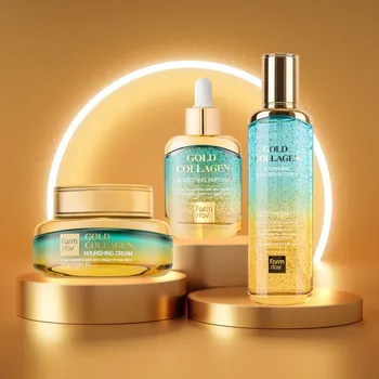 Kosmetická sada Farm Stay - Gold Collagen Nourishing - Sada produktů proti vráskám