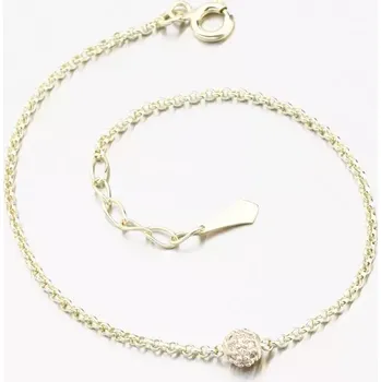 Náramek Dámský náramek žluté zlato 585 zirkon DZF5726-ZL-ZIR délka 16 cm