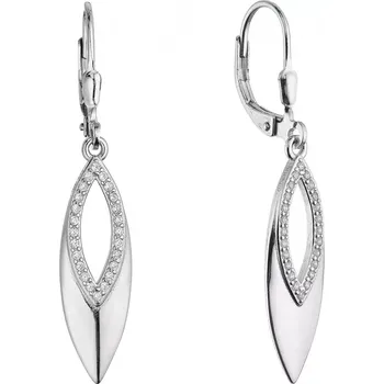 Oblečení a móda Stříbrné visací náušnice kapky 11696.1