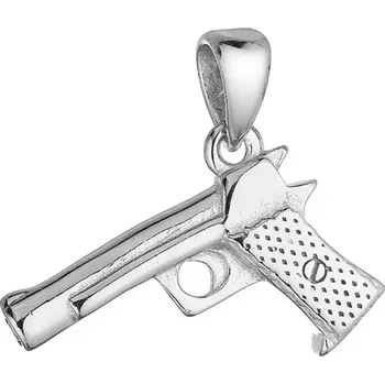 Oblečení a móda Stříbrný přívěsek pistole 64055