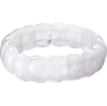 Oblečení a móda Náramek s minerálními kameny opál bílý 43058.3