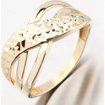 Prsten Dámský prsten žluté zlato 585 11R-361 velikost 56