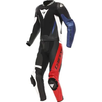 Moto oblečení DAINESE DEMON SPRINT 2PCS LEATHER SUIT BLACK/WHITE/RED-LAVA - 64