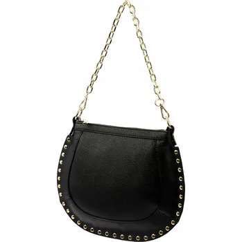 Vera Pelle kabelka z pravé kůže černá